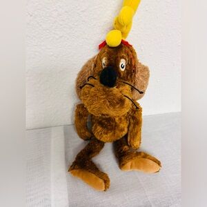Retired Dr Suess The Grinch Max Dog Plush 2007